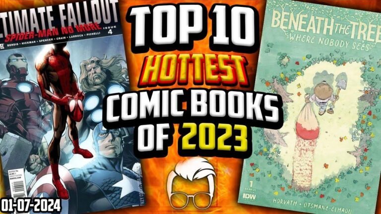 2023 Top 10 Most Popular Modern and Vintage Comic Books featuring Gem Mint Collectibles.
